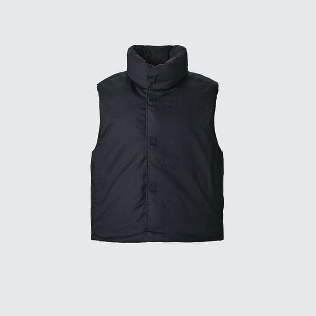 유니클로u 르메르 논퀼팅베스트 블랙 L