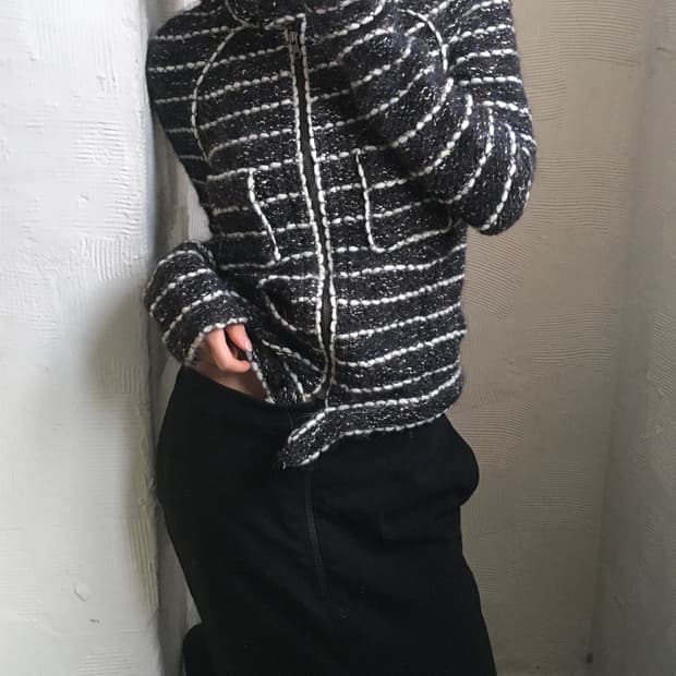 Isabel Marant 이자벨마랑 블랙 트위드 집업