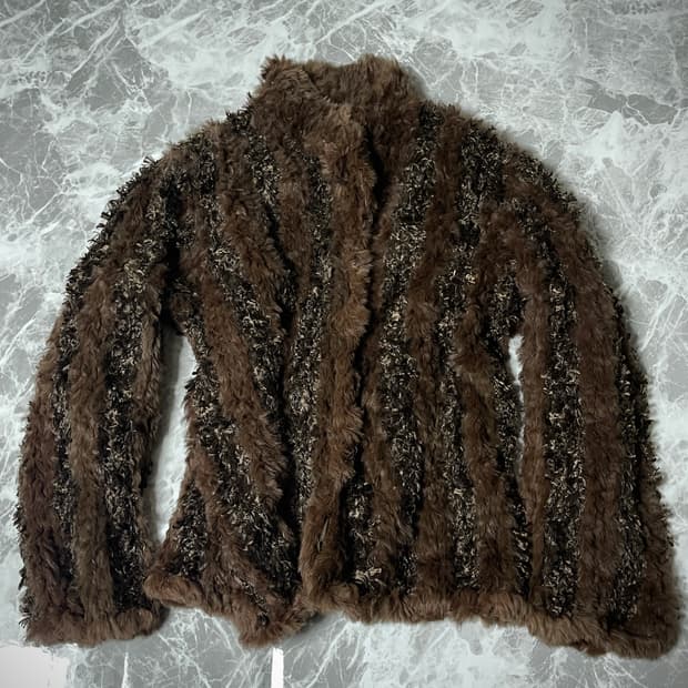grunge fur jacket