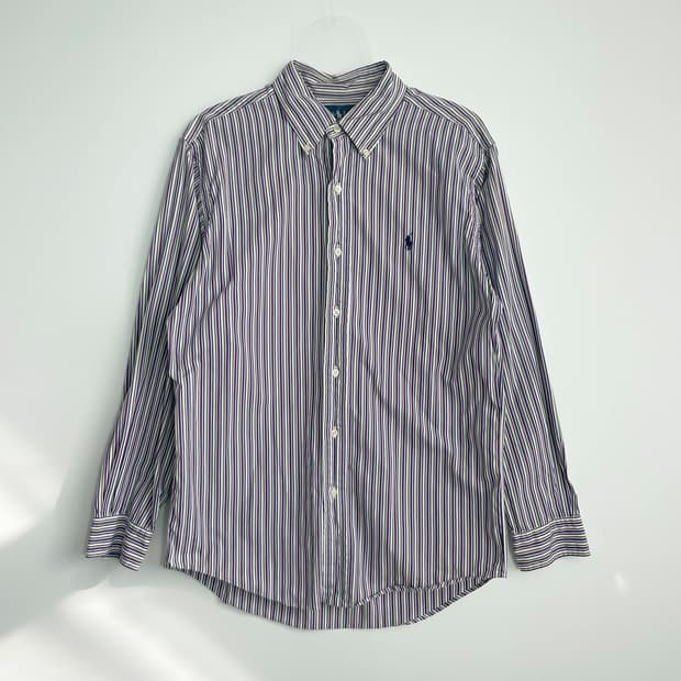C2 폴로랄프로렌 커스텀핏 클래식 스트라이프 셔츠 100사이즈