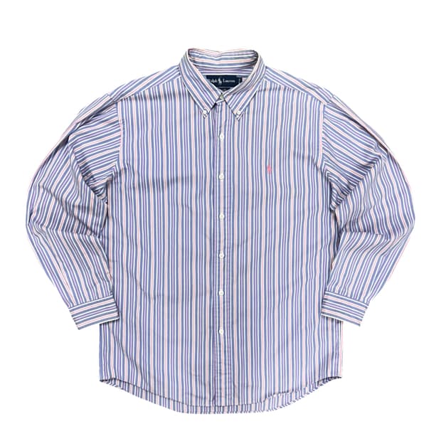 폴로 솜사탕맛 올드 스트라이프 셔츠(실측XL)