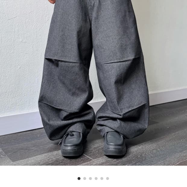 인텍스쳐 스트라이프 데님