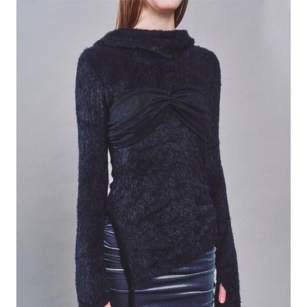 Somsoc 셔링 후드