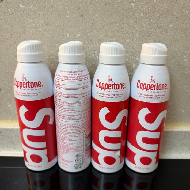 Supreme Coppertone Sunscreen Spray 썬크림