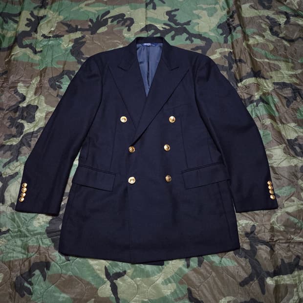 Vintage Polo Ralph Lauren Navy Blazer