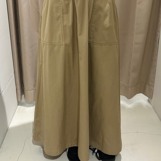 디키즈 Dickies 로고 패치 밴딩 롱 스커트 R2611