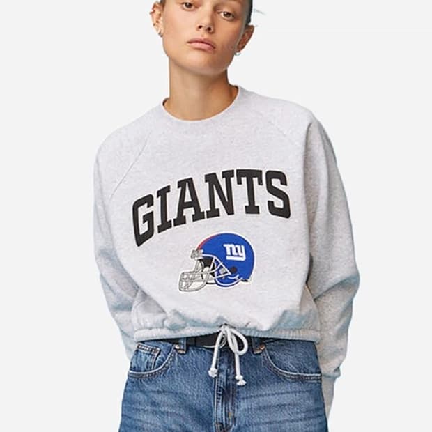 H&M 크롭 맨투맨