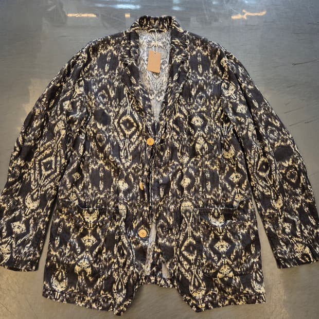 나이젤 카본 트라이벌 패턴 린넨 자켓