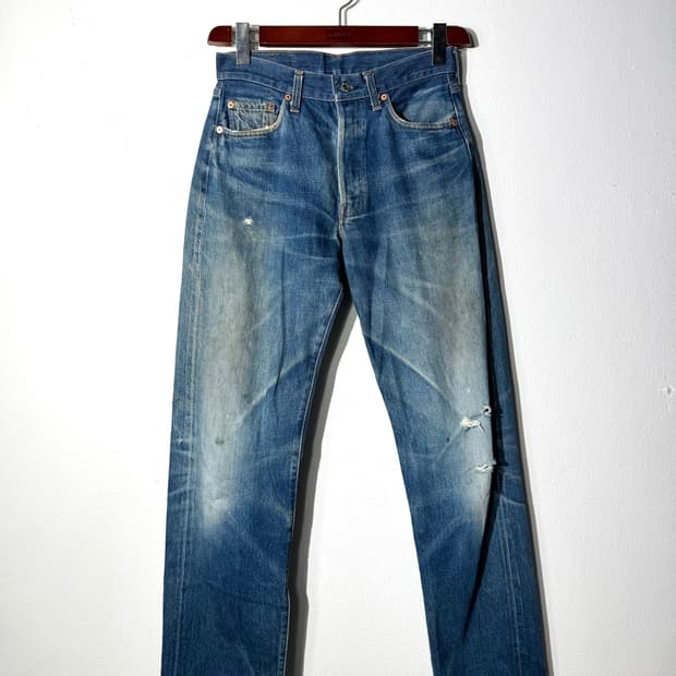 90s 리바이스 빅E 셀비지 진 (USA, 555)