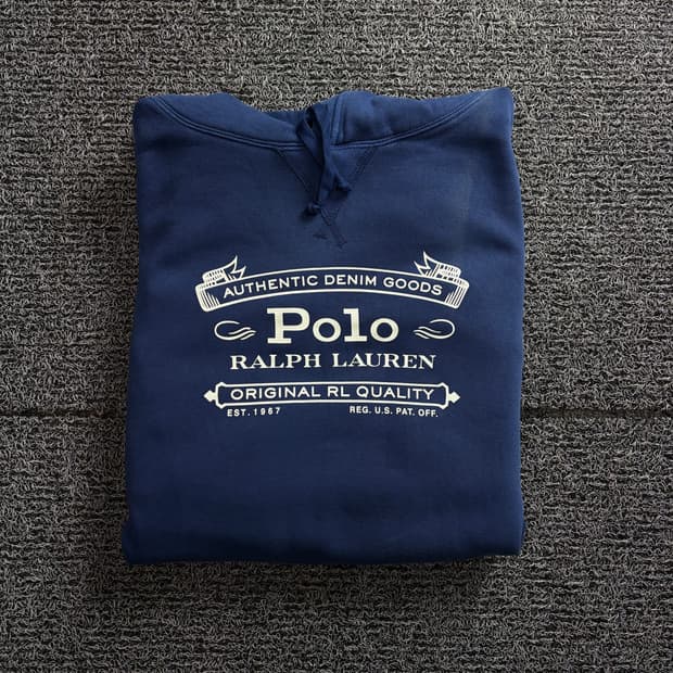 폴로 랄프로렌 빅로고 박시핏 후드 티셔츠 1585