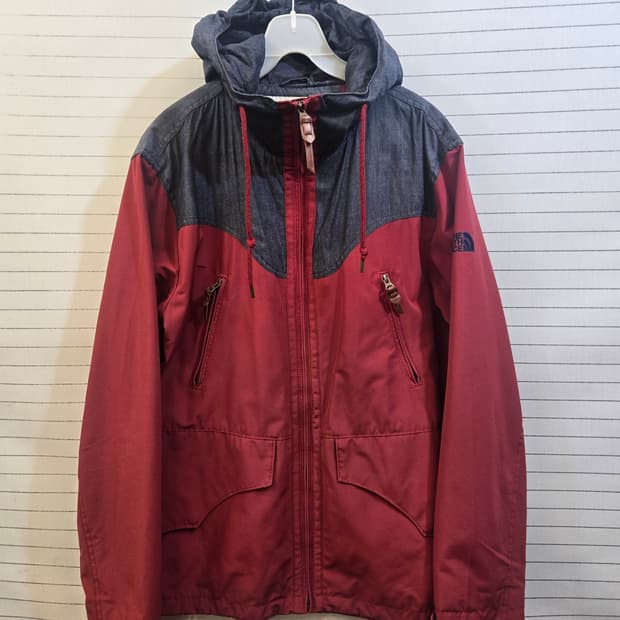 노스페이스 데님후드 자켓