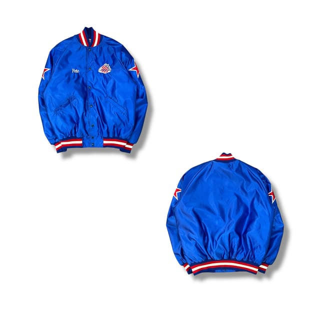  90s usa 새틴자켓 y13169