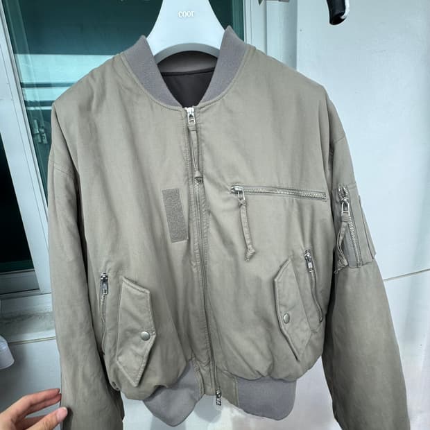 그레일즈 MULTI ZIPPER BOMBER JACKET/TAUPE/1