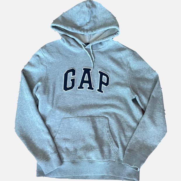 갭 빅로고 후드티