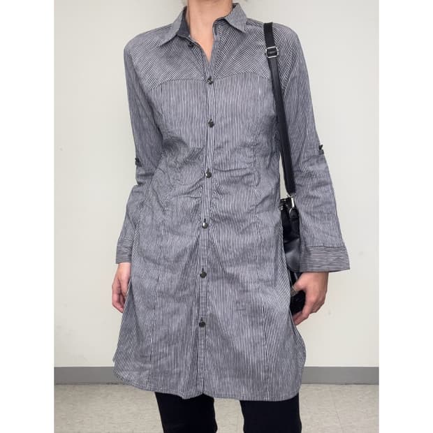 빈티지 hiroko bis 셔츠 원피스