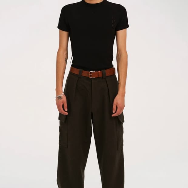 4) 혜인서 Perforated Knit Top