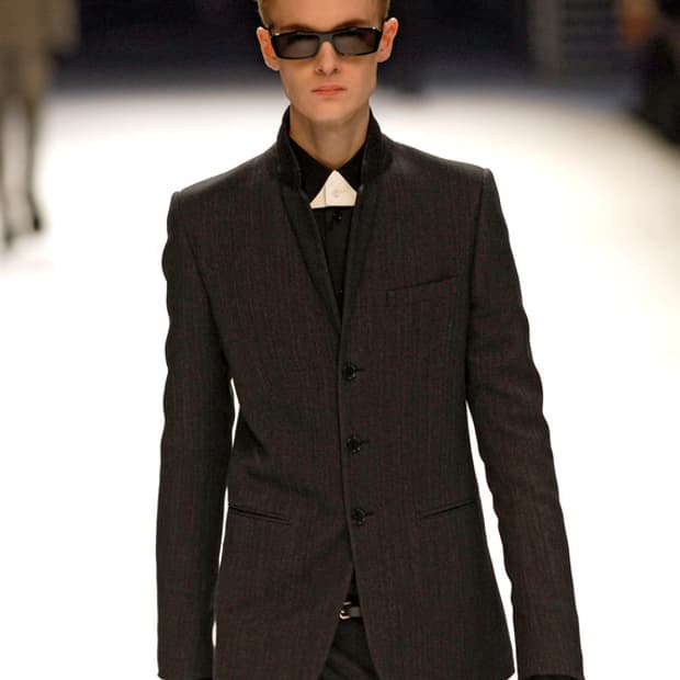 DIOR HOMME 07FW Pointed Collar Shirt