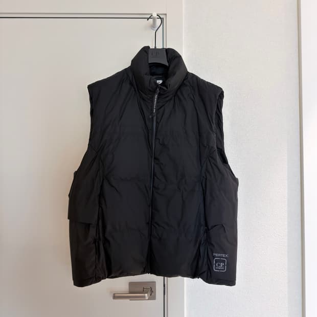 cp company pertex hooded down Gilet
