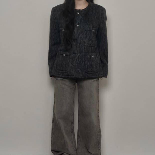 카키포인트 앤틱 울자켓