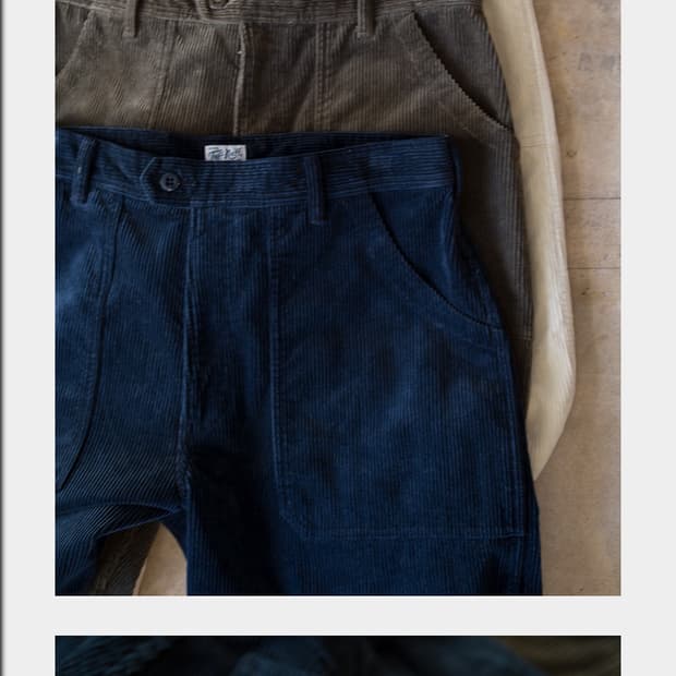 라디올 radiall tuff-nuff 코듀로이 팬츠 32