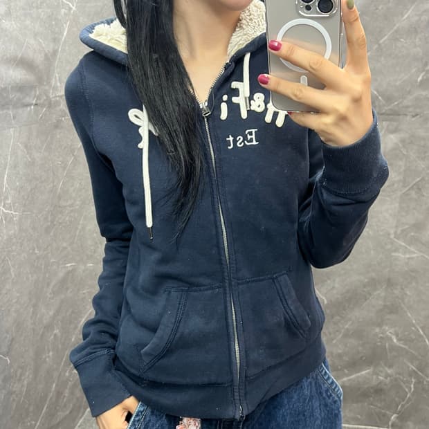 아베크롬비 양털 후드집업 s141