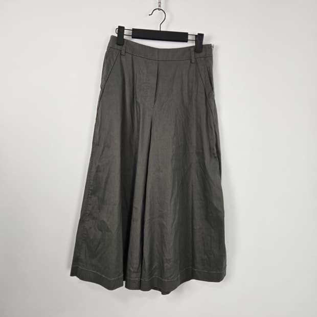 0821.듀엘 카키색 와이드 큐롯팬츠 55