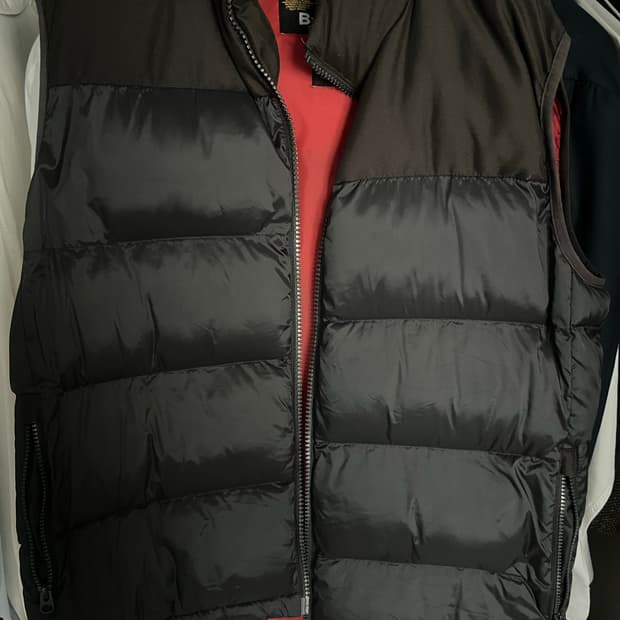 바버 패딩조끼 정품