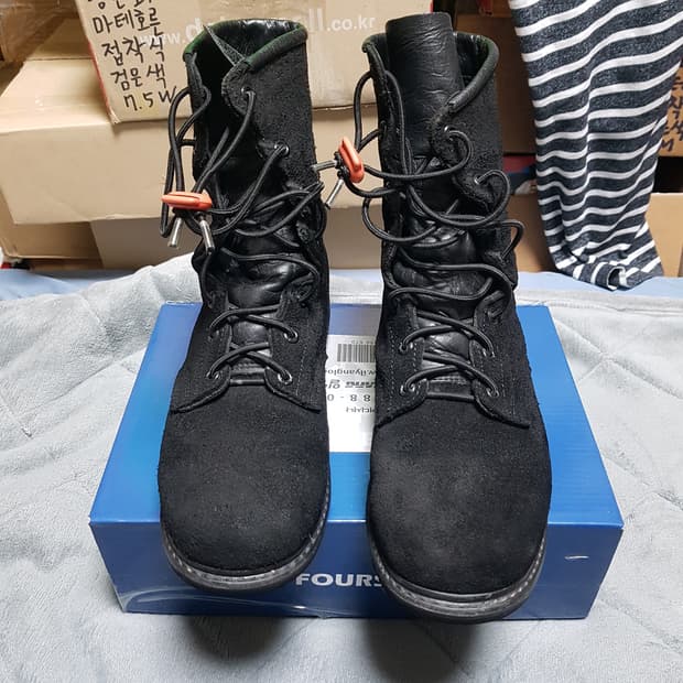 해병대 개선 봉합화 전투화 군화 255M 판매