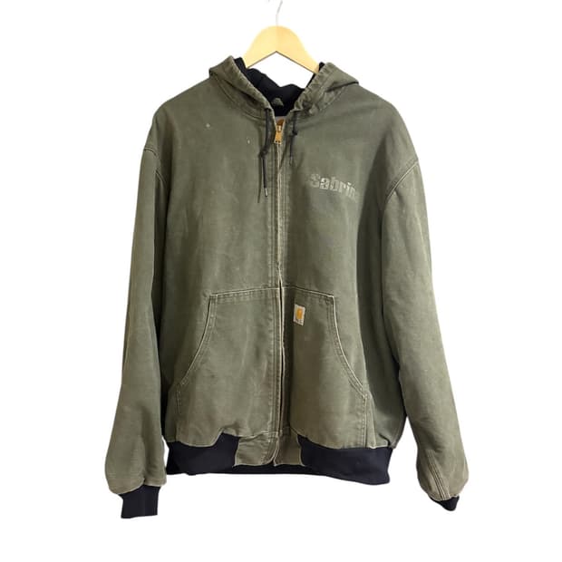 빈티지 칼하트 J131 액티브 자켓 그린
