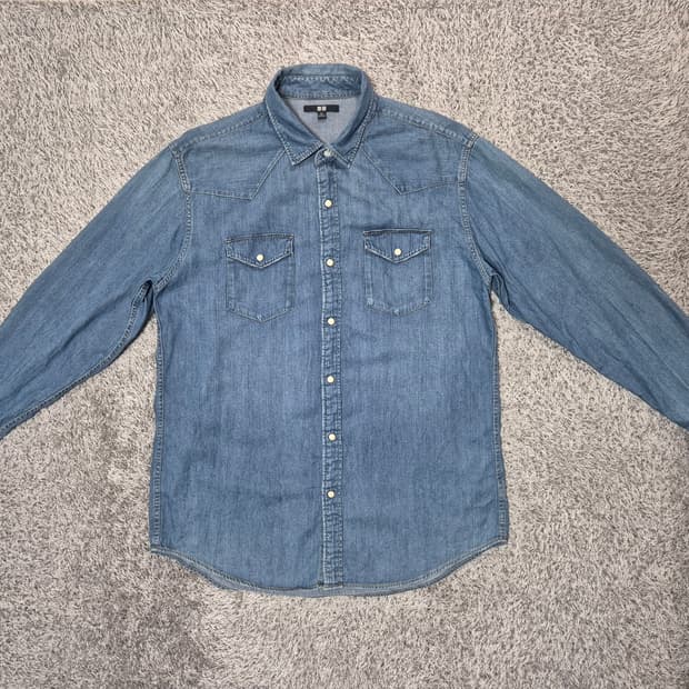 유니클로 남성 데님셔츠 XL