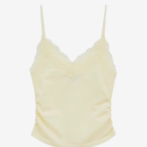 미드나잇무브 lace sh top (yellow)