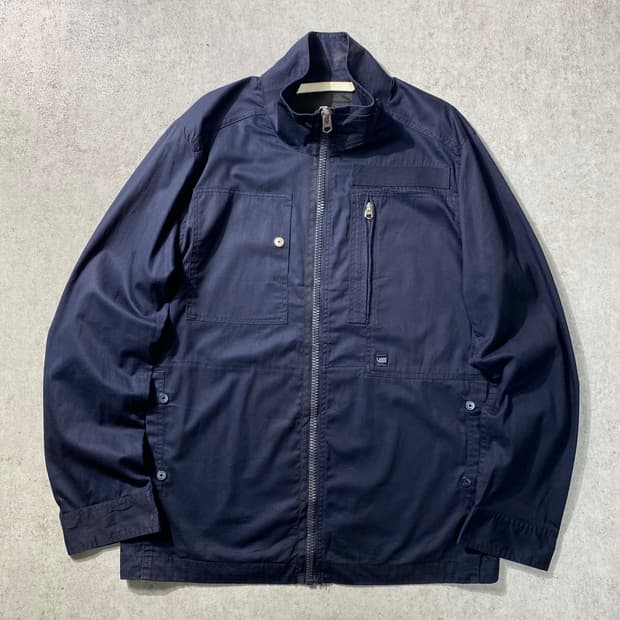 [L] G•Star Raw 지스타로우 재팬 네이비 코튼 집업 자켓