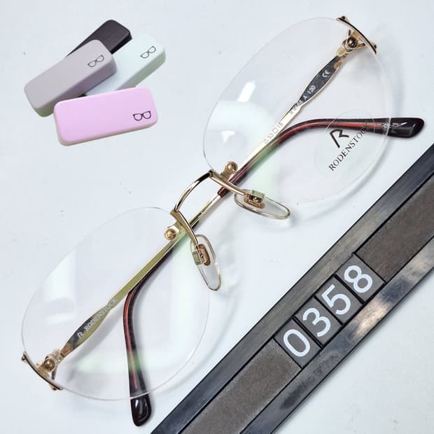 로덴스톡 RODENSTOCK R 4166 A 안경테 53mm 무테 일본 