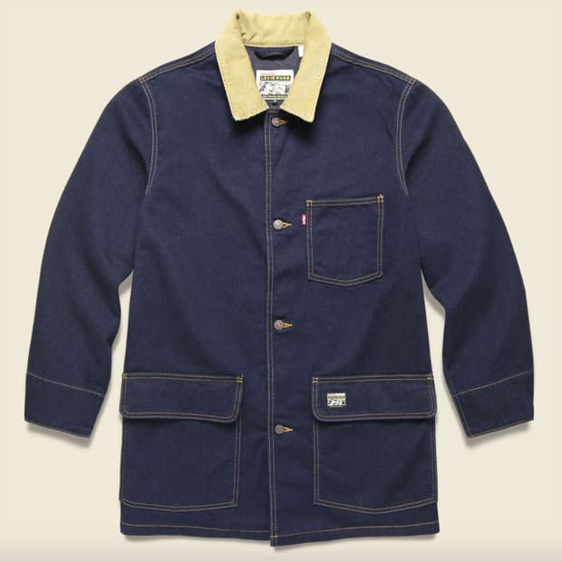 [M] 리바이스 사이프레스 데님 초어 자켓 코트
