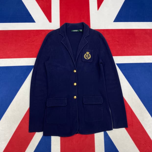 랄프로렌 니트 블레이져 여성 M 