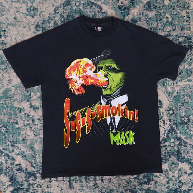 VTG 빈티지 1994년 영화 마스크 프로모션 티셔츠 L