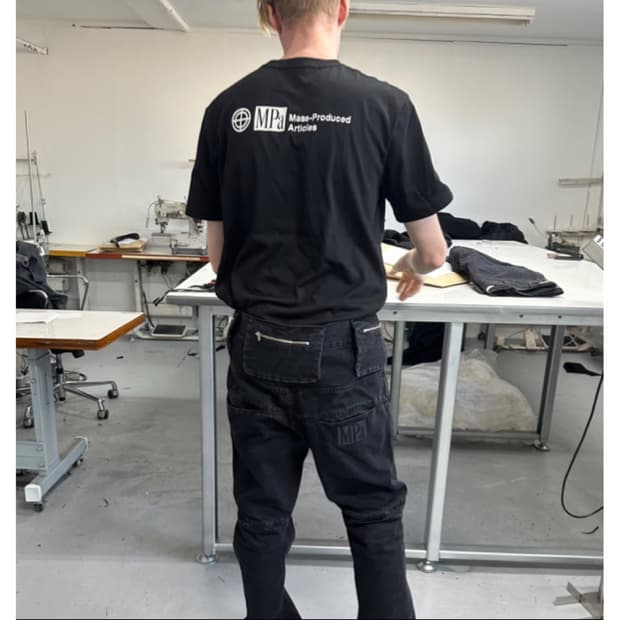 plastic product MPa bag pants black S사이즈