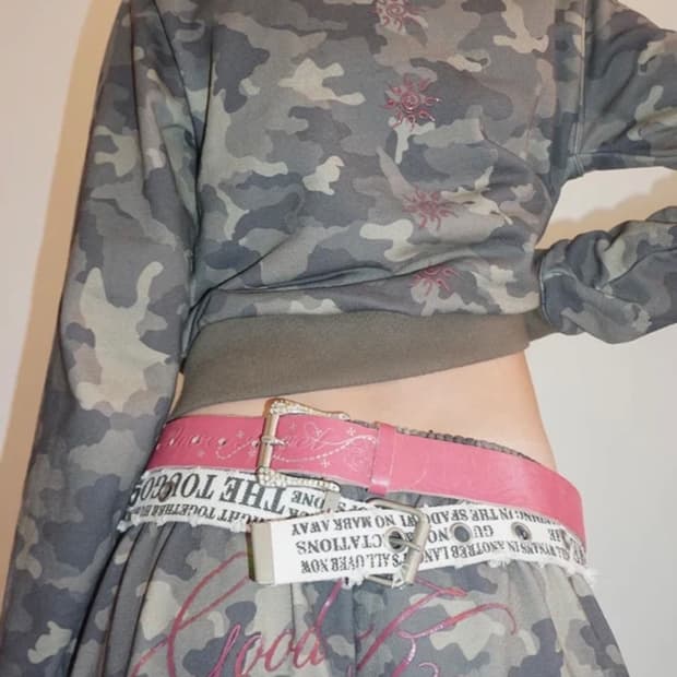 스컬프터 카모 후드집업 s 정가 16.5