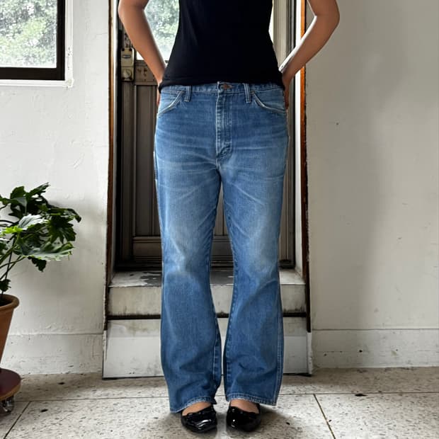 Wrangler USA 부츠컷 빈티지 데님 팬츠