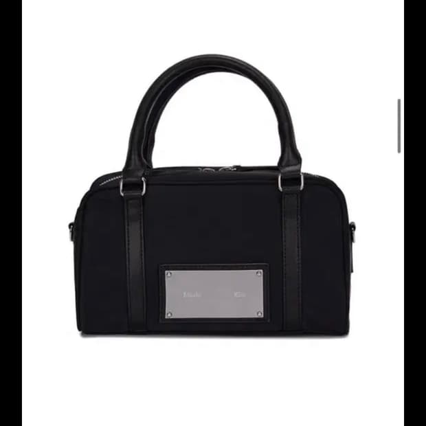 마뗑킴 BABY SPORTY TOTE BAG IN BLACK 토트백