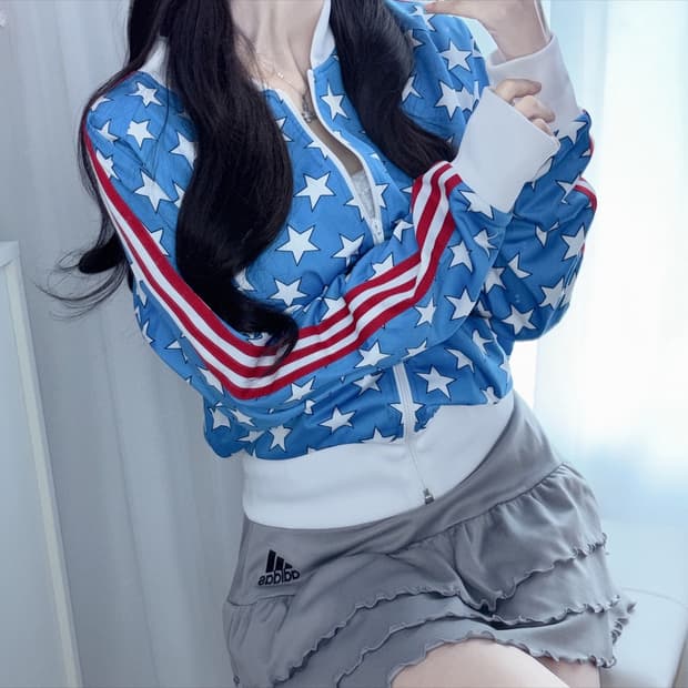아디다스 제레미스캇 타이테일 스타 집업 져지 빈티지 90