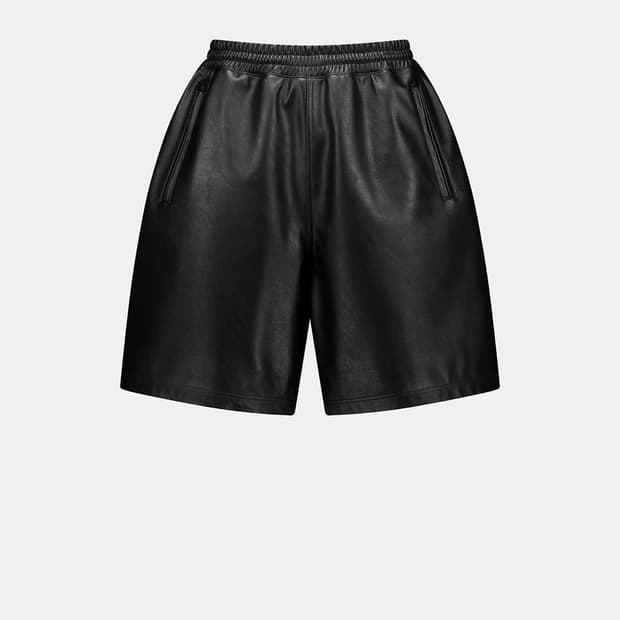 DBSR.Faux leather 버뮤다 쇼츠