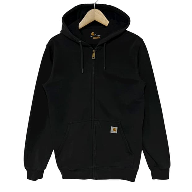 칼하트 로고 후드집업