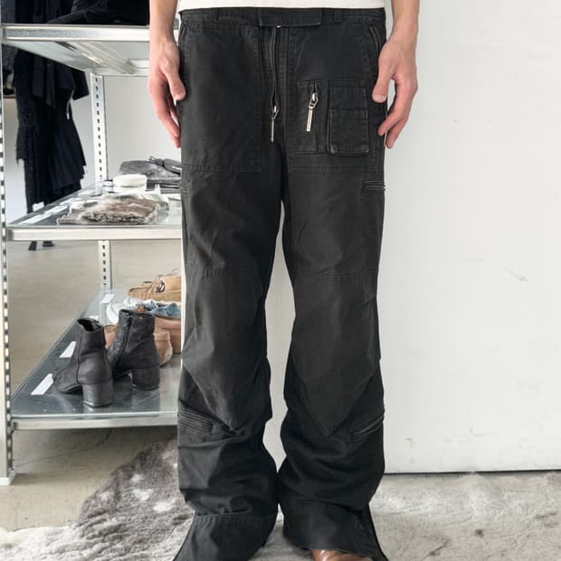2000‘s 립반윙클 멀티 지퍼 플라이트 카고 팬츠
