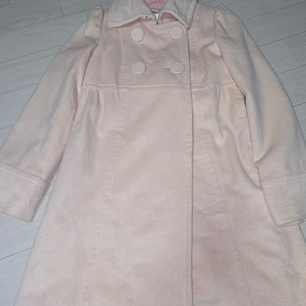 연핑크 갸루 코트