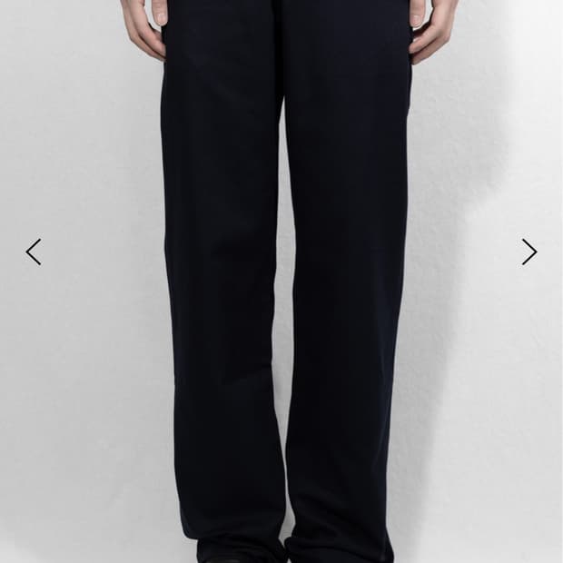 Les pin trouser navy
