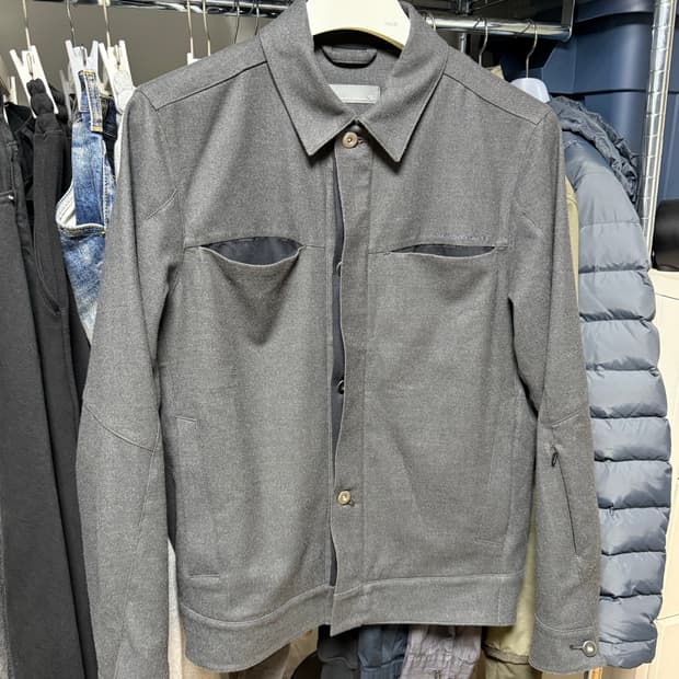 산산기어 트러커자켓 2사이즈 차콜