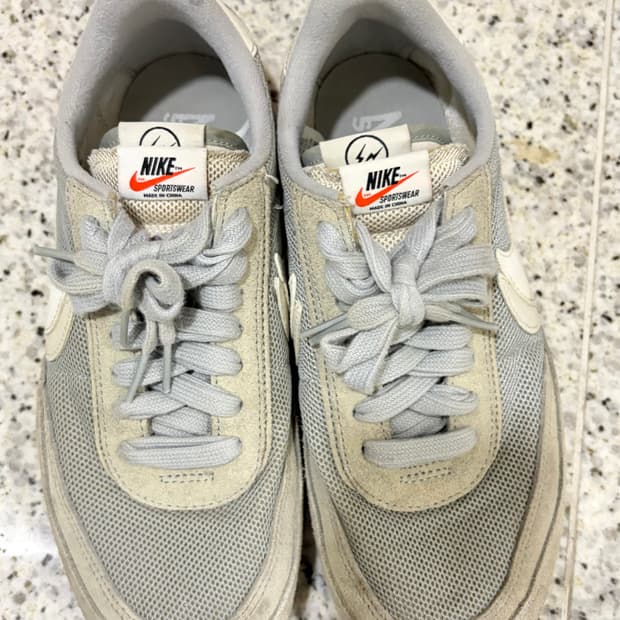 나이키 사카이 프라그먼트 LD와플 스모크 그레이