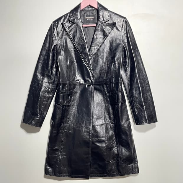 한섬 시스템 양가죽 코트