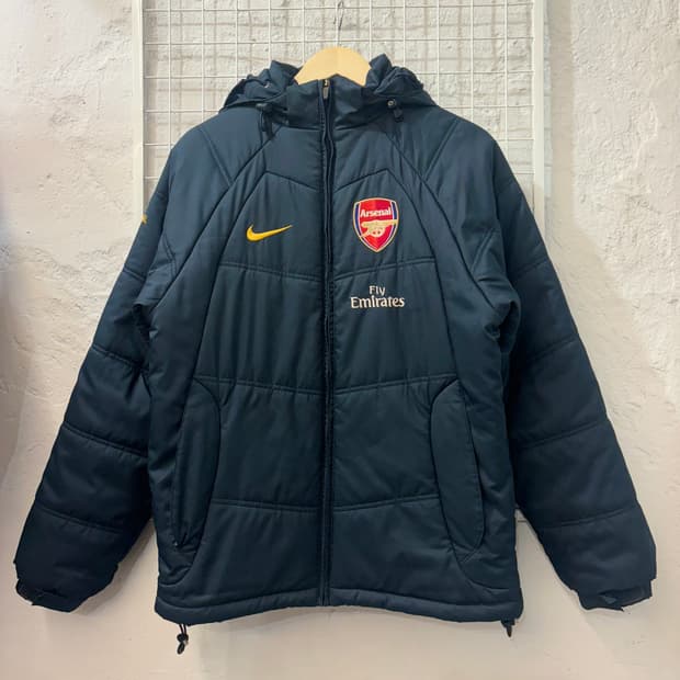 나이키 아스날 블록코어 패딩 자켓 S